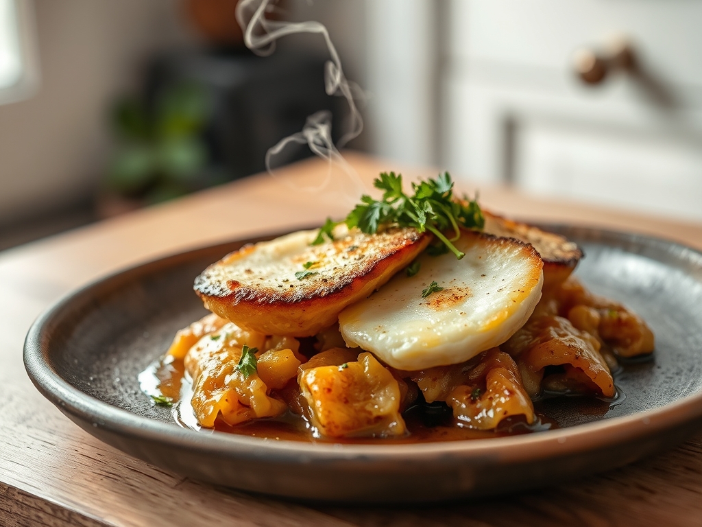 Beterraba assada com queijo