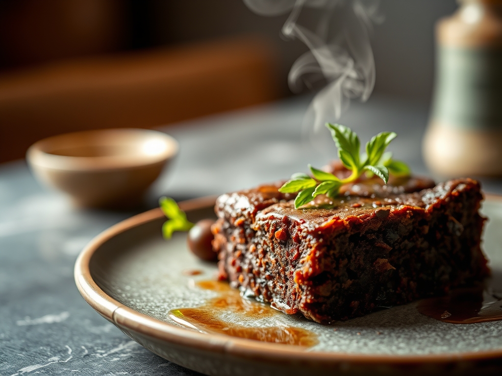 Brownie de chocolate e beterraba