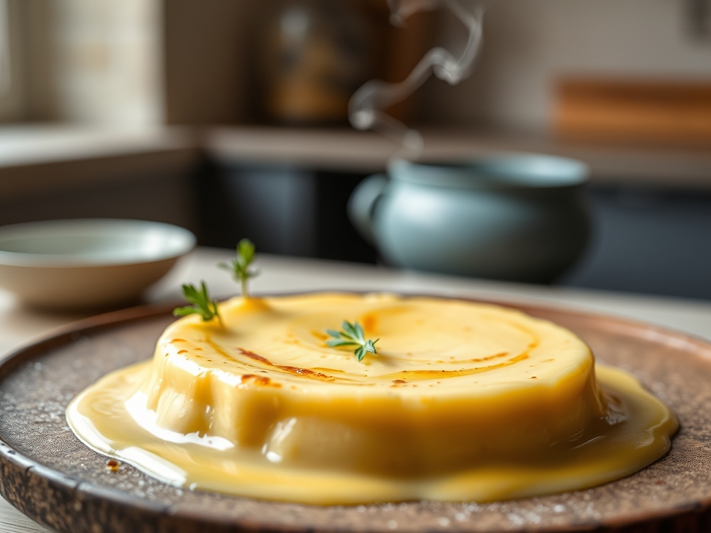 Creme de batata doce roxa e coco