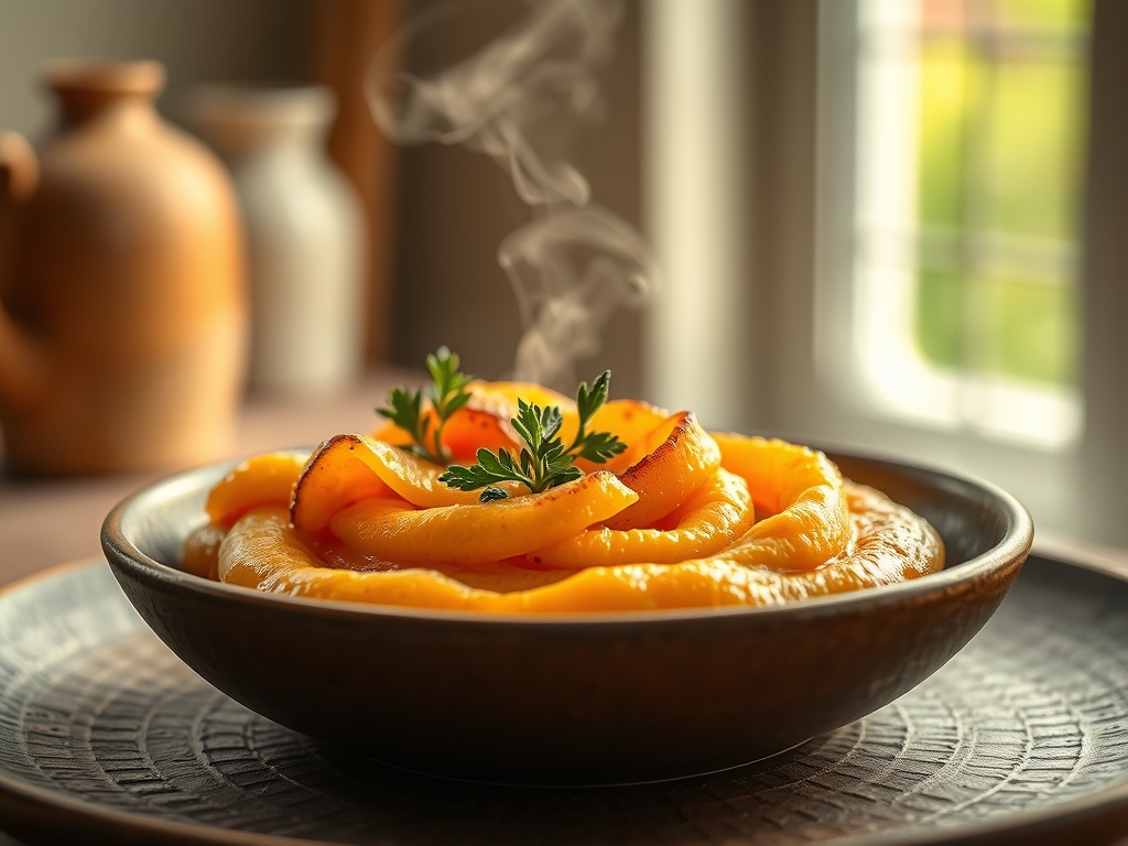 Puré de couve roxa e maçã