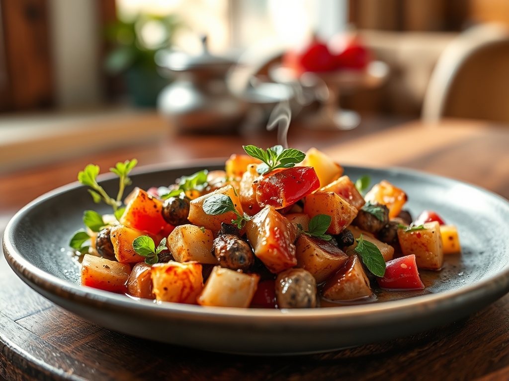 Salada de couve roxa e maçã