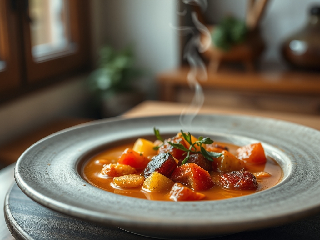 Sopa de frutos silvestres fria